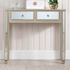 Dark Champagne Console Table