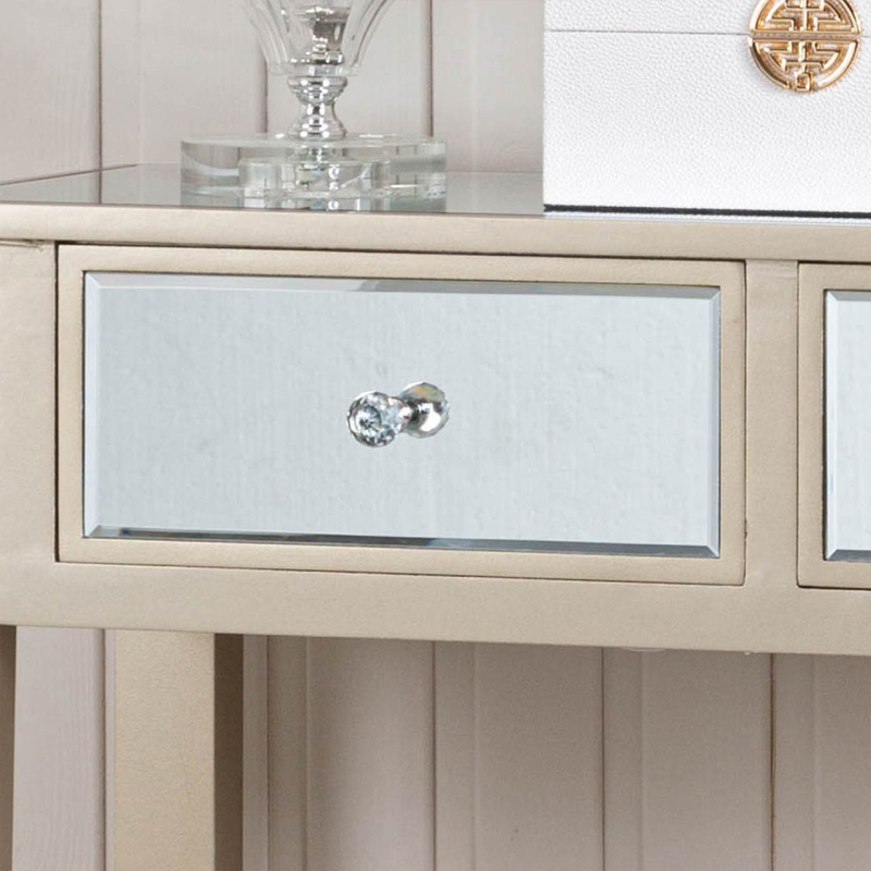 Dark Champagne Console Table