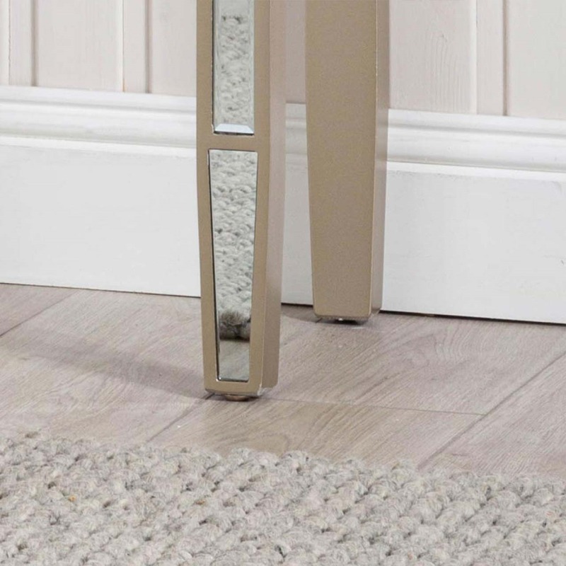 Dark Champagne Console Table