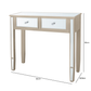 Dark Champagne Console Table
