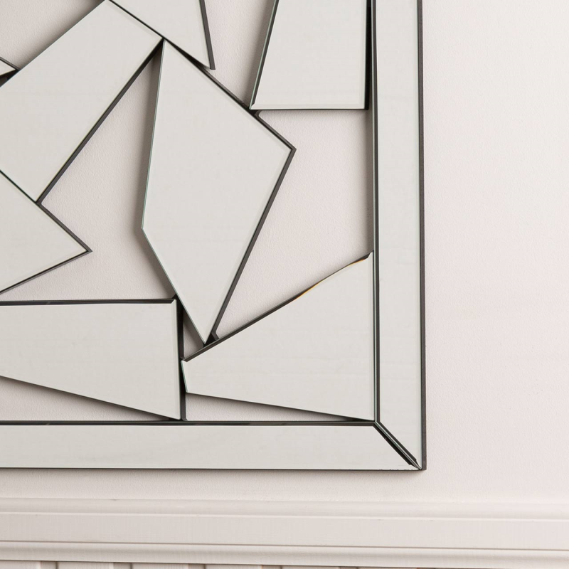 80cm Abstract Mirror Wall Art