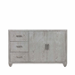 Vera 3 Drawer 2 Door Sideboard Grey