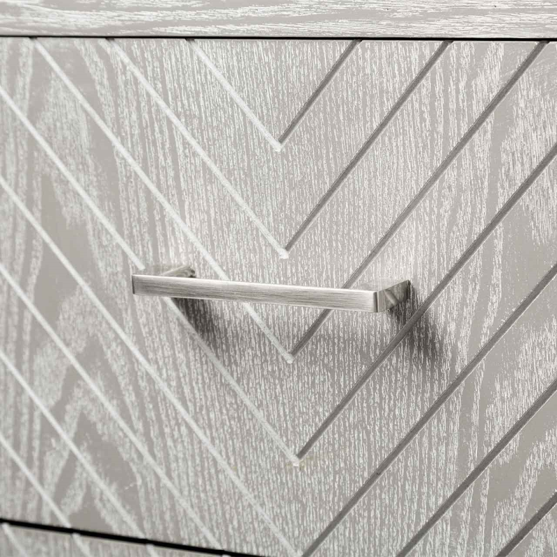 Vera 3 Drawer 2 Door Sideboard Grey