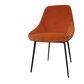 Set of 2 Lucia Dining Chairs - Sunburst Orange
