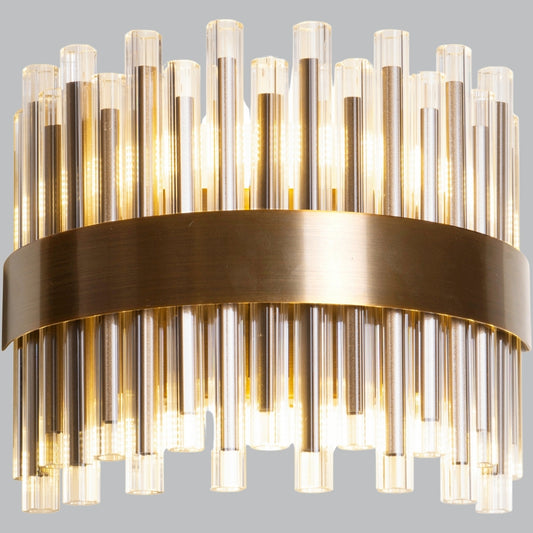 Ives Antique Brass Wall Lamp