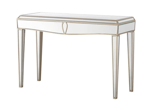 Mirror Champagne Console Table