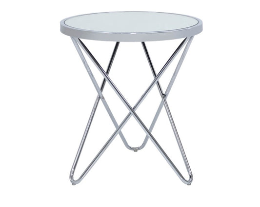 Atom Mirror End Table