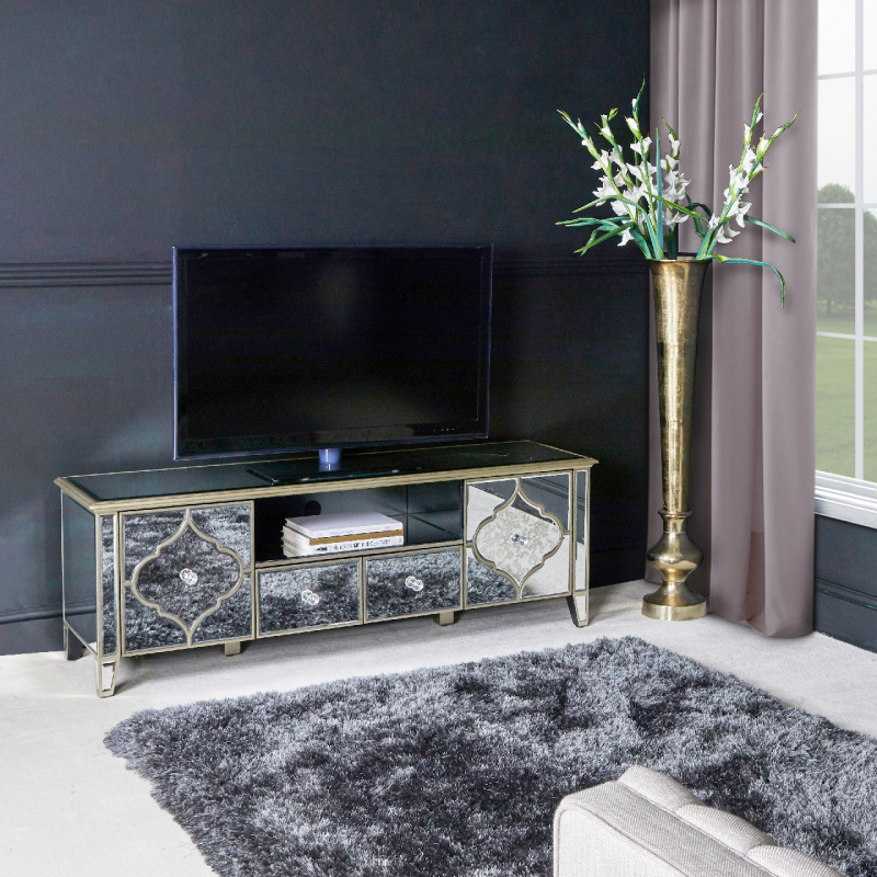 Marrakech Mirror TV Entertainment Unit