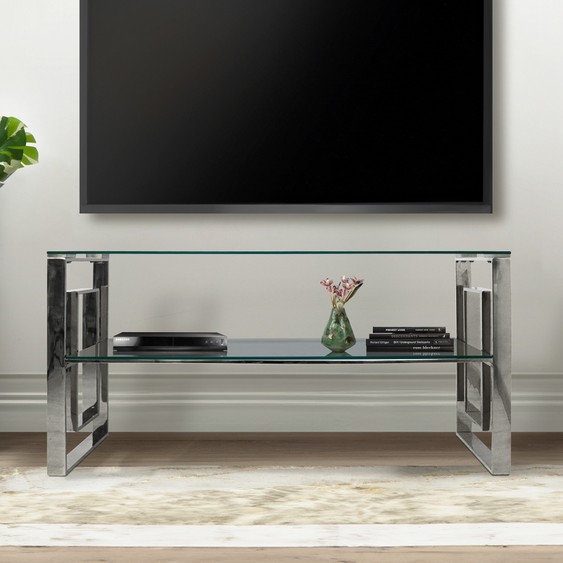 Chrome Entertainment Unit – Deccori Home