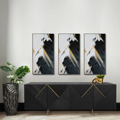 The Iva 4 Door Sideboard Espresso Oak