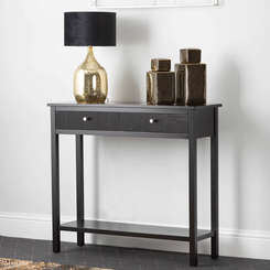 The 2 drawer console table
