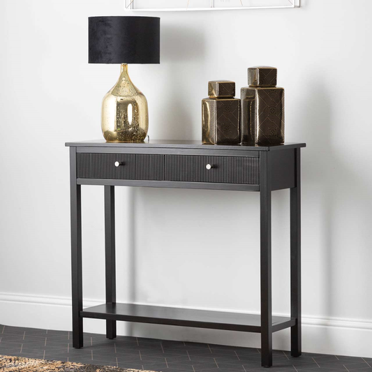 The 2 drawer console table