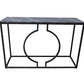 Black Metal Console Table