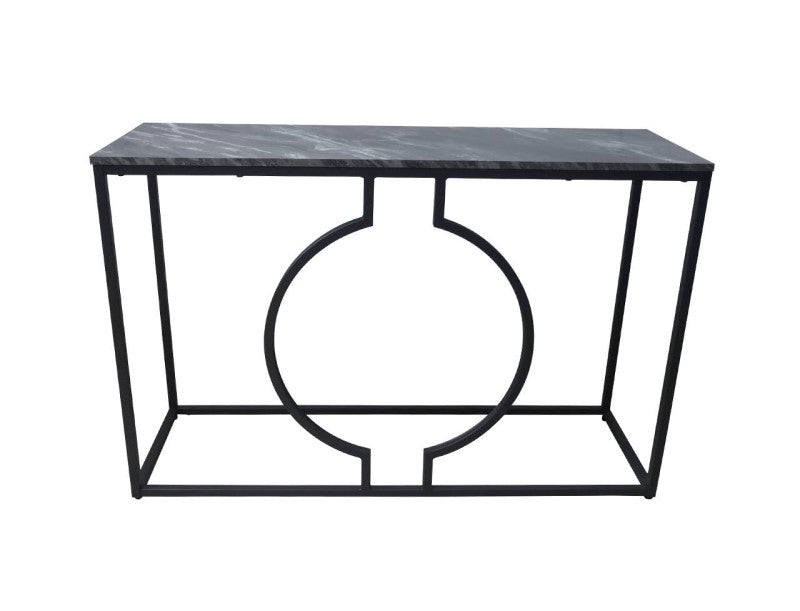 Black Metal Console Table