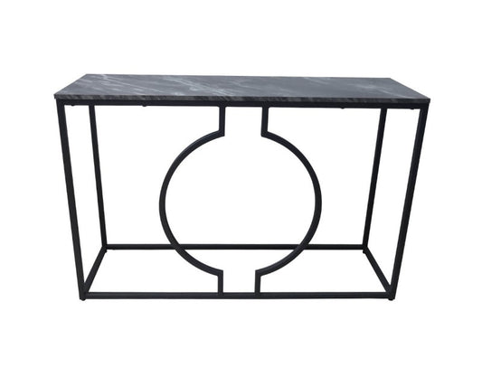 Black Metal Console Table