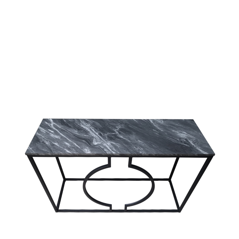 Black Metal Console Table
