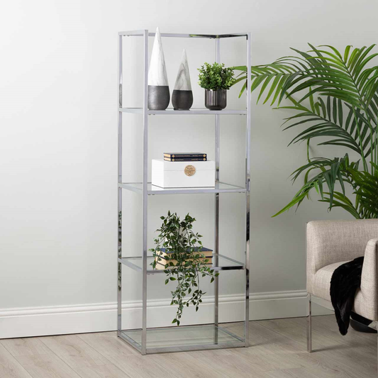 The Four-Tier Glass Display Shelf