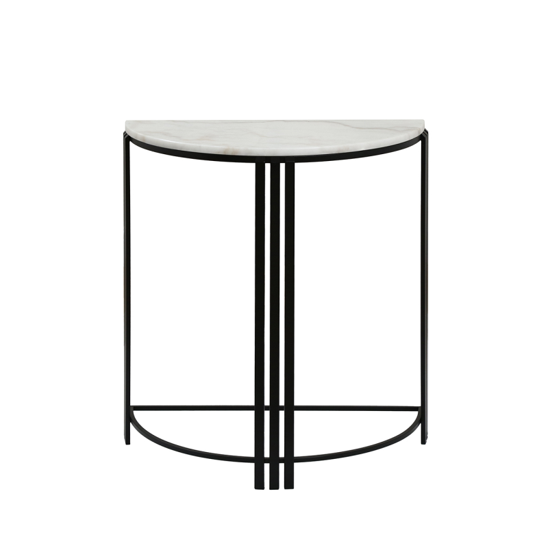 Half moon console table