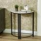 Half moon console table