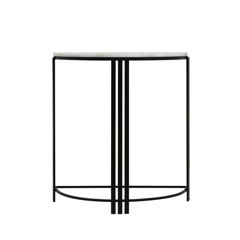 Half moon console table