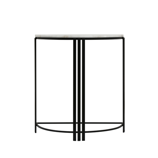 Half moon console table