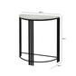Half moon console table
