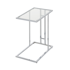 The C-shaped Stainless Steel Sofa Table