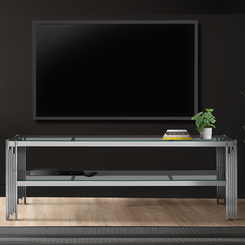 The Chrome Steel Tubes Entertainment Unit