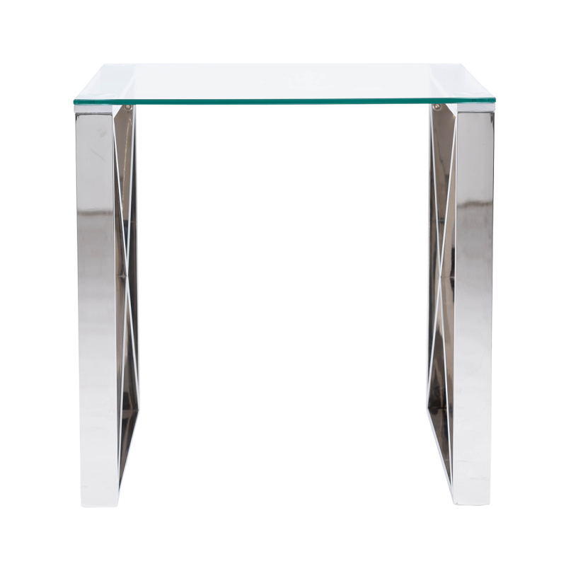 Zenith Stainless Steel End Table