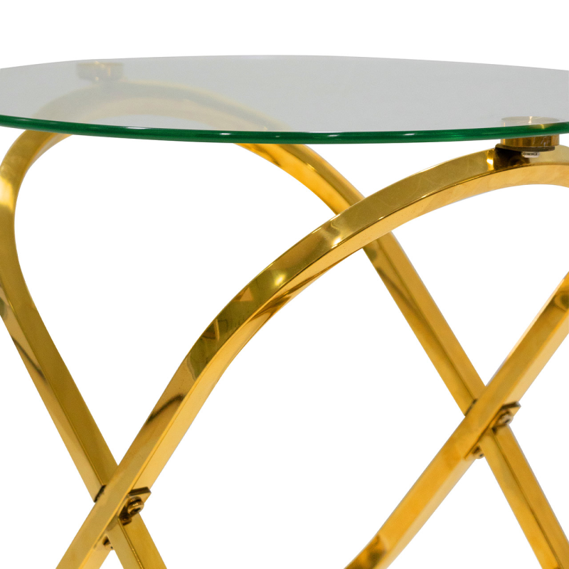 The Rizzo Gold End Table