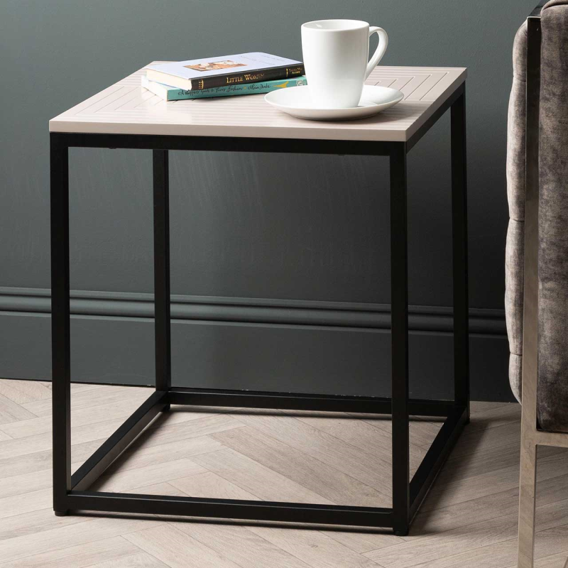 Page End Table Summer Grey