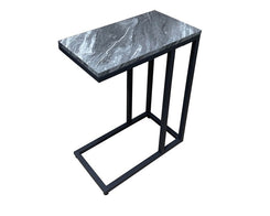 Alora Black Metal Sofa Table