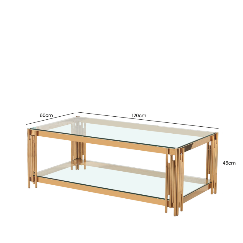 Gold Coffee Table