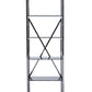 The 5-Tier Grey Gunmetal with Smoke Glass Display Unit