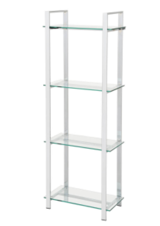 Three-Tier Glass Display Shelf