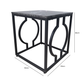 Alora Black Metal End Table