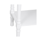 Large classic white console table