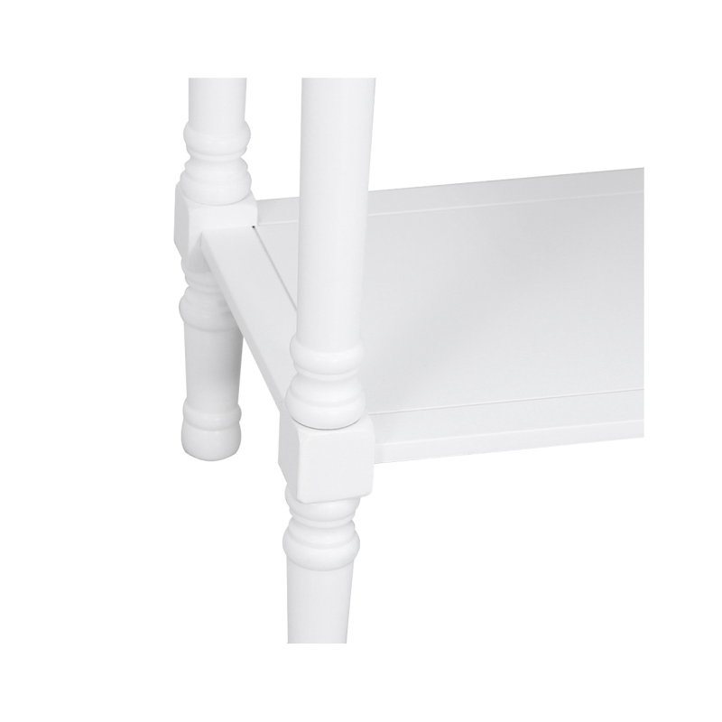 Large classic white console table