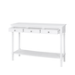 Large classic white console table