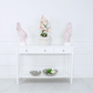 Large classic white console table