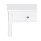 Large classic white console table