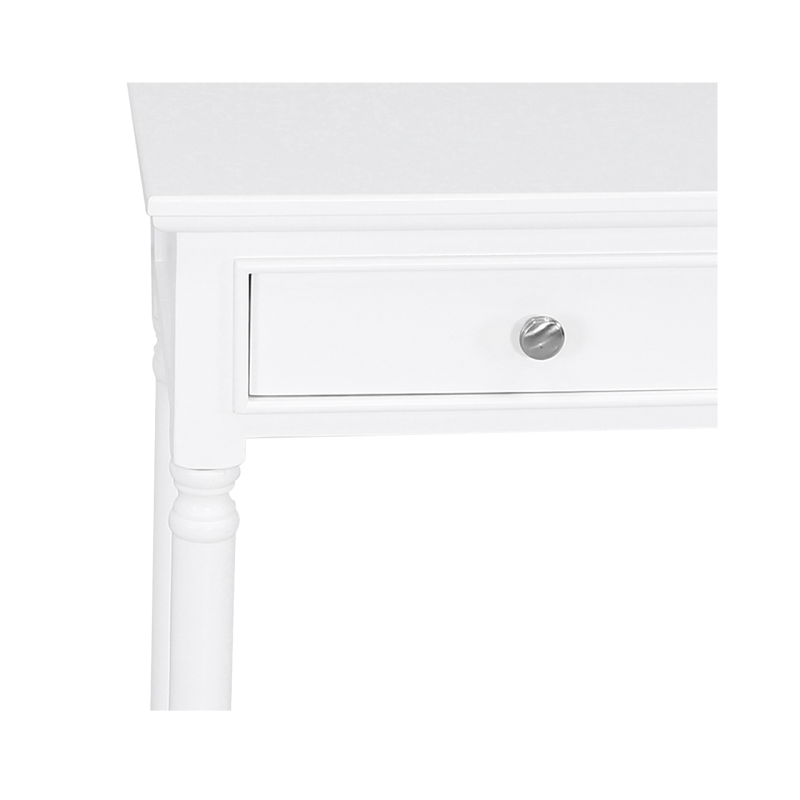Large classic white console table