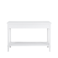 Large classic white console table