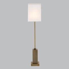 York Antique Brass Table Lamp