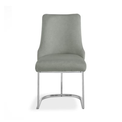 The Casa Grey Velvet Dining Chair