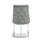 The Casa Grey Velvet Dining Chair