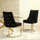 Casa Black Velvet Dining Chair