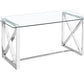 Glass dining table