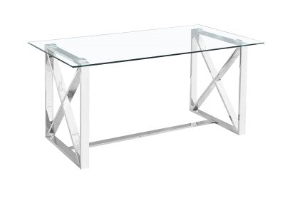 Glass dining table