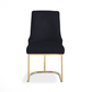 Casa Black Velvet Dining Chair